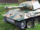 RC model tanku Panther 1:16 v proveden s kouem, zvukem, kovovou pevodovkou a krystalem