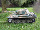 RC model tanku Panther 1:16 v proveden s kouem, zvukem, kovovou pevodovkou a krystalem